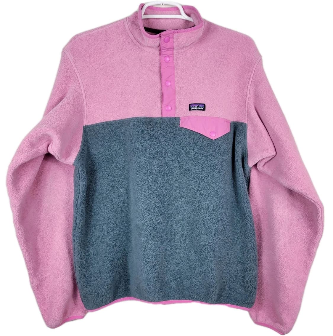 파타고니아 신칠라 스냅-T 핑크/그레이 엘살바도르 상품이미지1