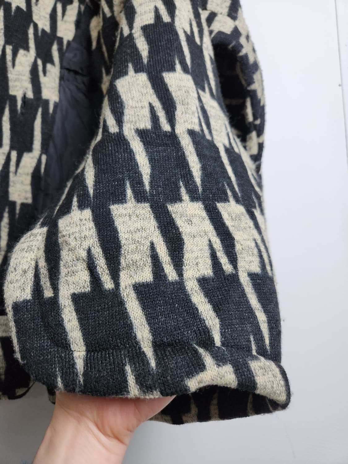 (📢15일까지)패턴 하이넥 자켓 상품이미지5