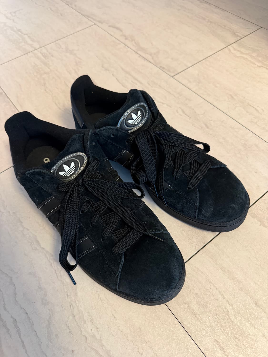 아디다스 캠퍼스00s 올블랙 스웨이드 290 상품이미지1