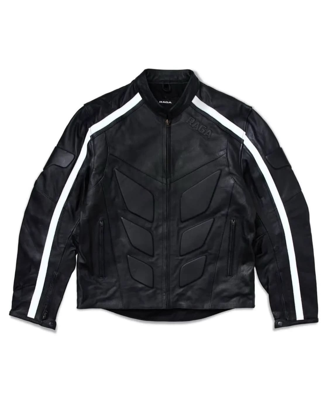 Raga malack 스테이업 레더 자켓 상품이미지5