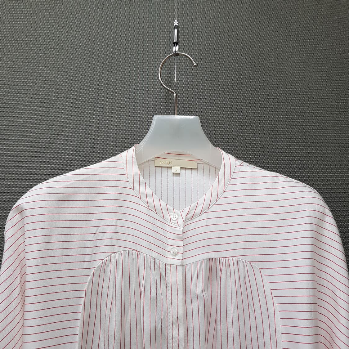 MAJE 마쥬  스트라이프 배색 셔링 블라우스 2사이즈 상품이미지2