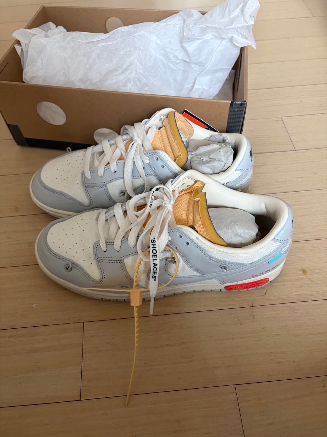 나이키 x 오프화이트 덩크 로우 더 50 - 로트 46 풀셋265사이즈 상품이미지1