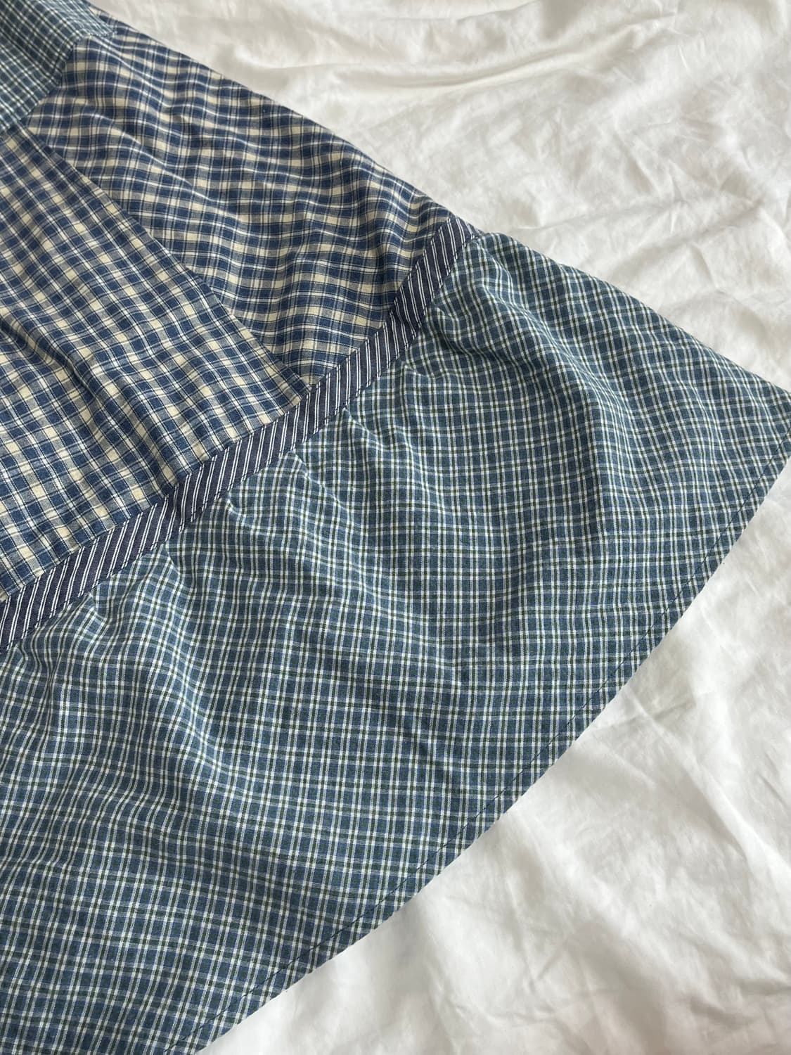 비아플레인 체크 스커트 via pori check skirt 상품이미지8