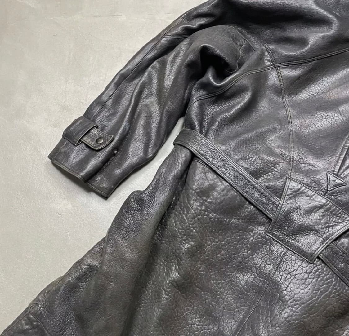 소가죽 무스탕 롱코트 / 2xl 3xl 110 115 상품이미지7