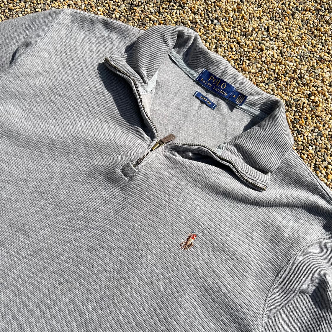 폴로 (POLO RalphLauren)그레이 반집업 니트 상품이미지2