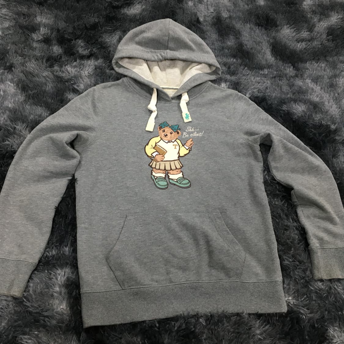 투티/0129 티니위니 후드티 그레이  상품이미지1