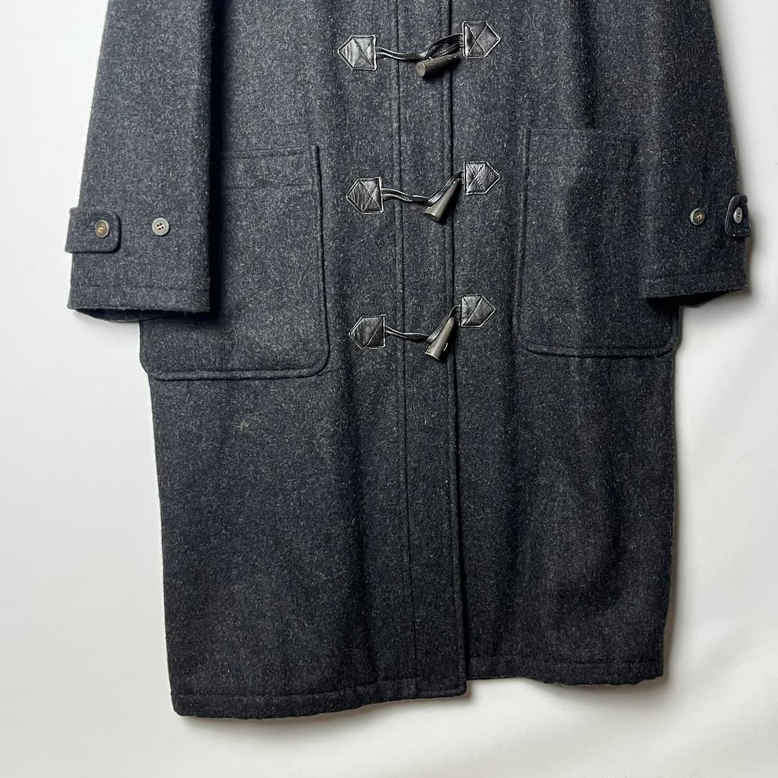 [JEFFREY BANKS] 제프리뱅크스 울 더플 후드코트 상품이미지4