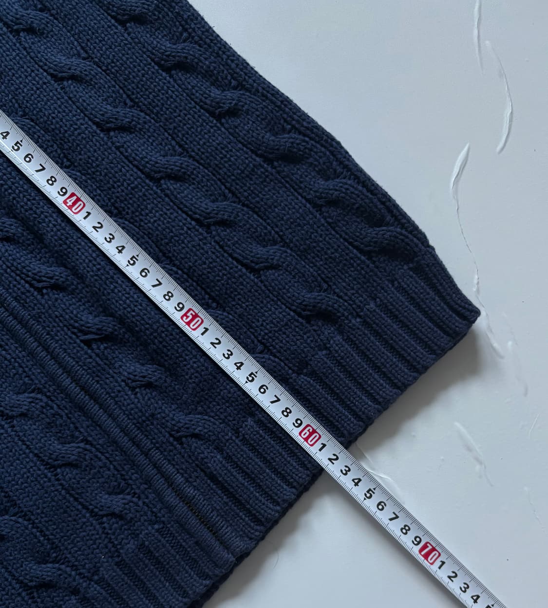 Polo 폴로랄프로렌 네이비 꽈배기 집업 상품이미지8