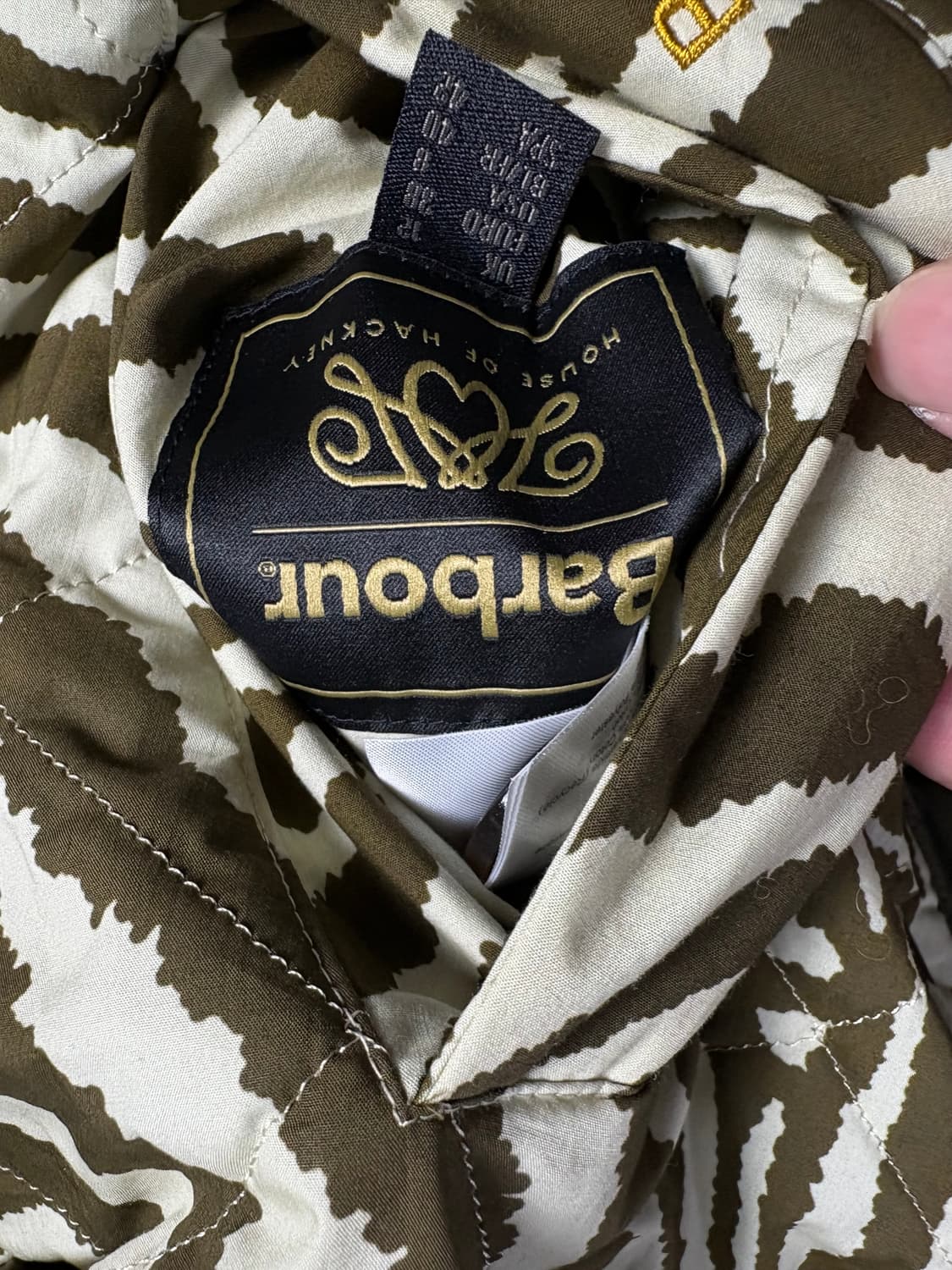 Barbour 바버 x 하우스 오프 해크니 그렌스덴 리버시블 퀼트 자켓 상품이미지7