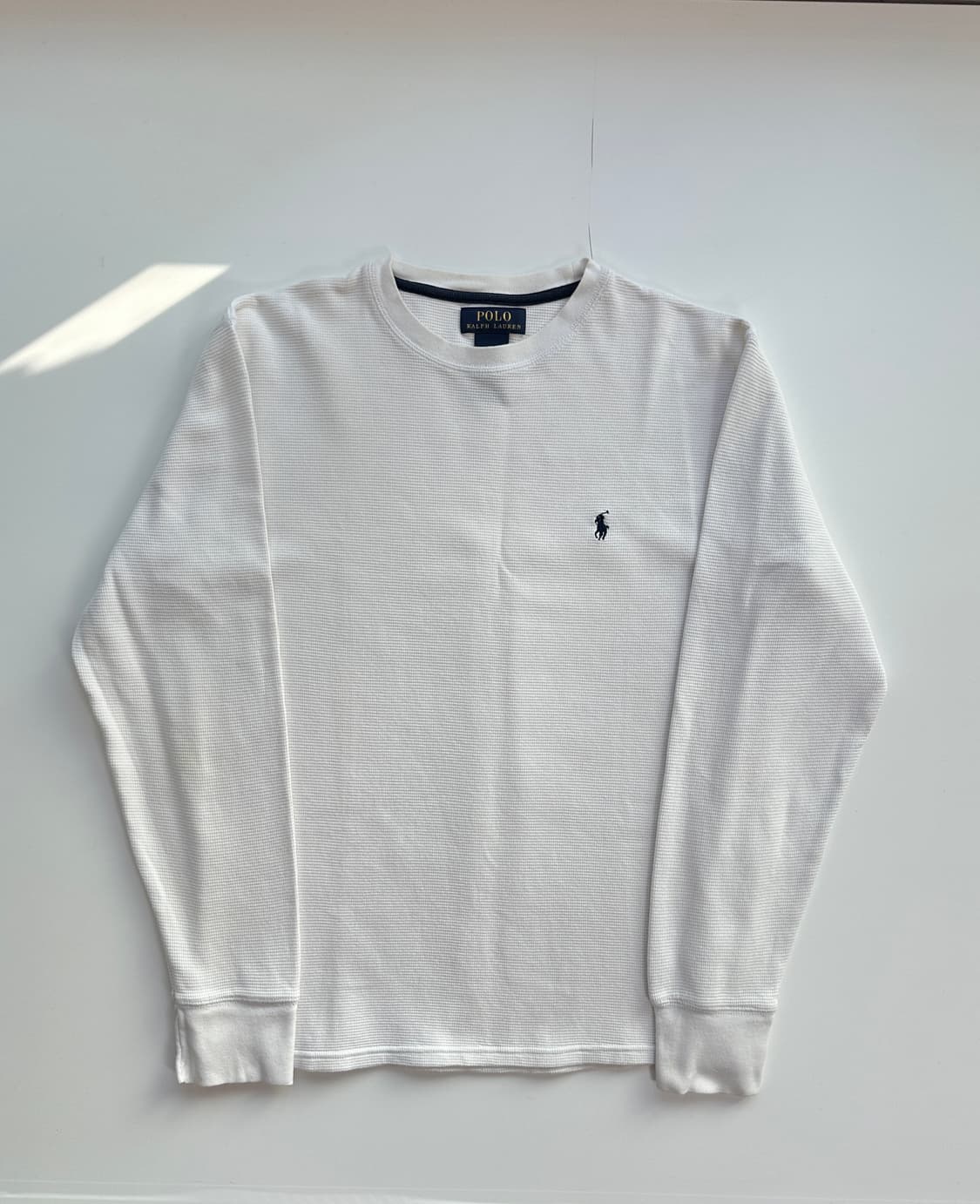 폴로 랄프로렌 와플 니트 롱슬리브 화이트 M 상품이미지2