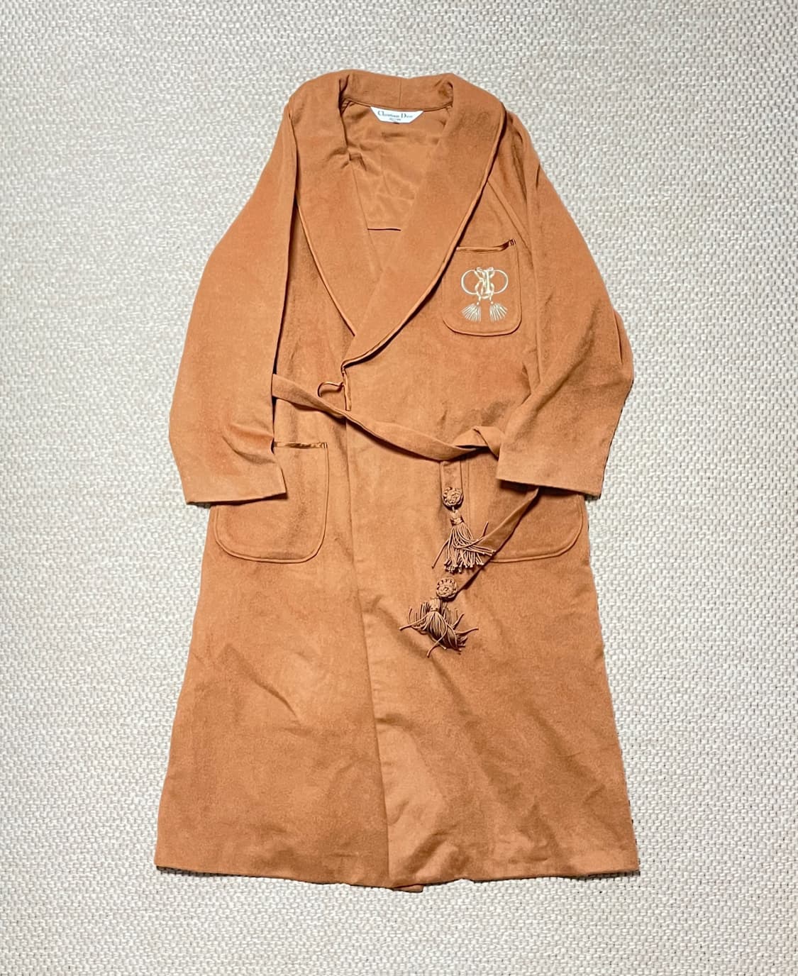 디올 울 로브 가운 코트 상품이미지1