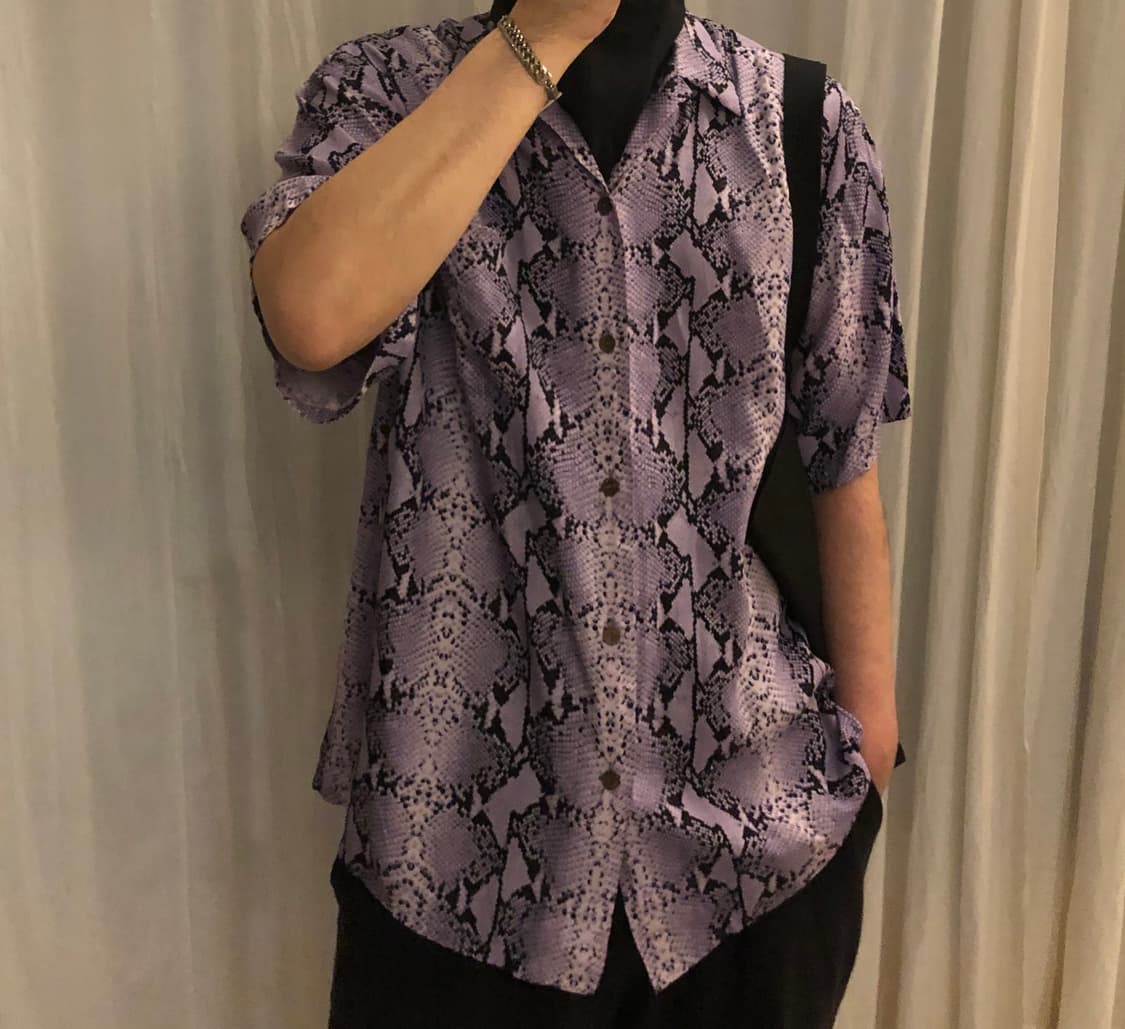 와코마리아 파이톤 셔츠 상품이미지1