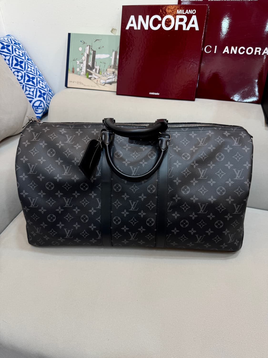 루이비통 모노그램 반둘리에 키폴 55 토트 보스턴백  상품이미지1