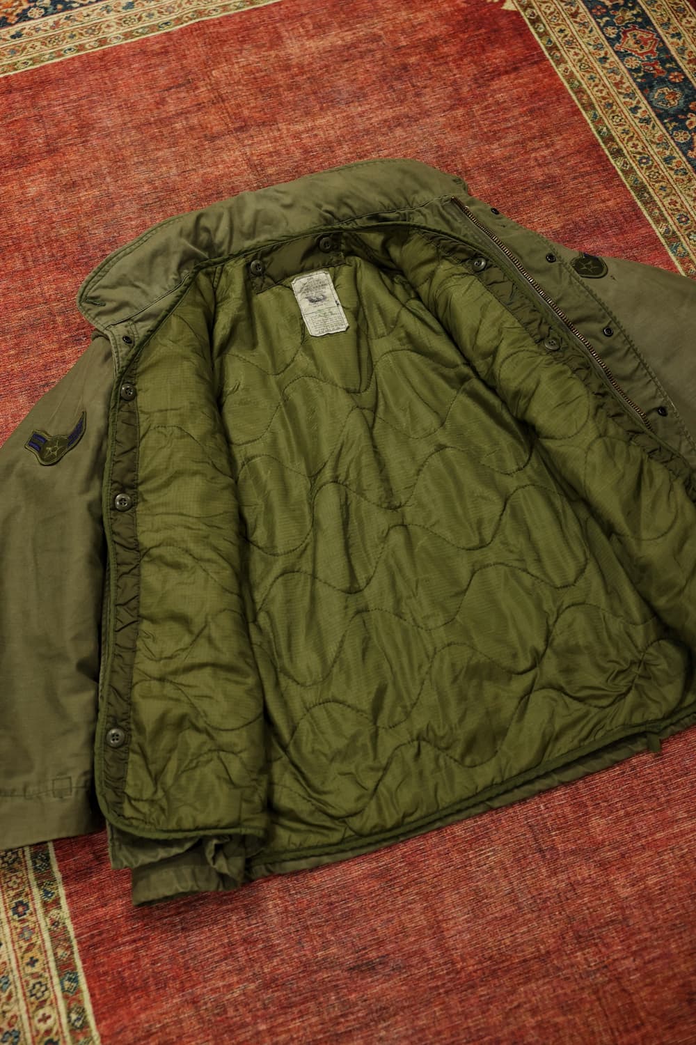 70s 오리지널 밀리터리 m65필드자켓 내피포함 판매 상품이미지7