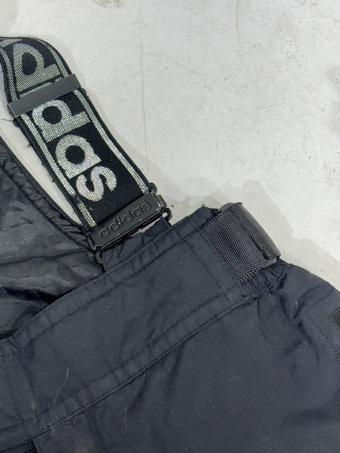 90s 아디다스 블랙 오버롤 스키복 보드 팬츠 멜빵 바지 트랙 팬츠 85 상품이미지6