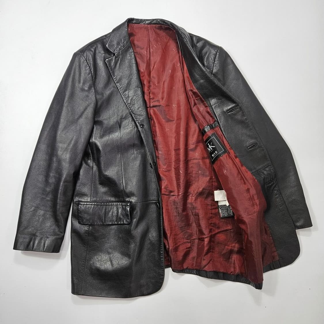 MIK NEWYORK 빈티지 양가죽 블레이저 L 상품이미지6
