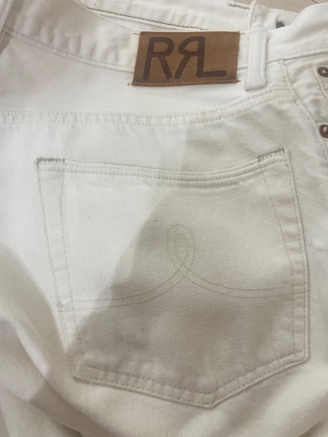 Rrl 시디드 내츄럴 에크루 빈파포 빈티지파이브포켓 상품이미지5