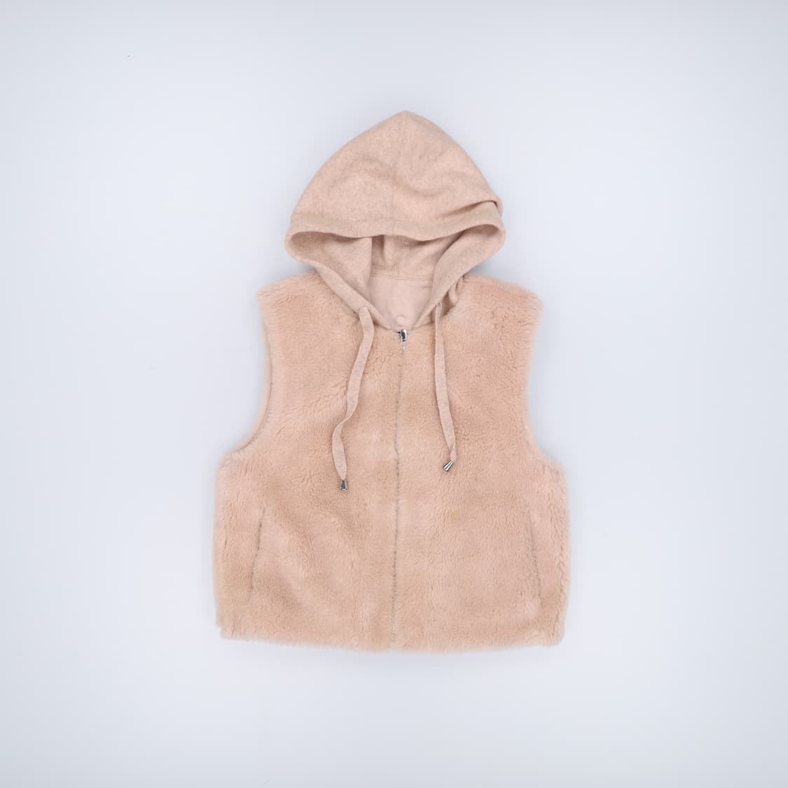 85 더엣지 여성 양모울 퍼조끼 0219H1 상품이미지1