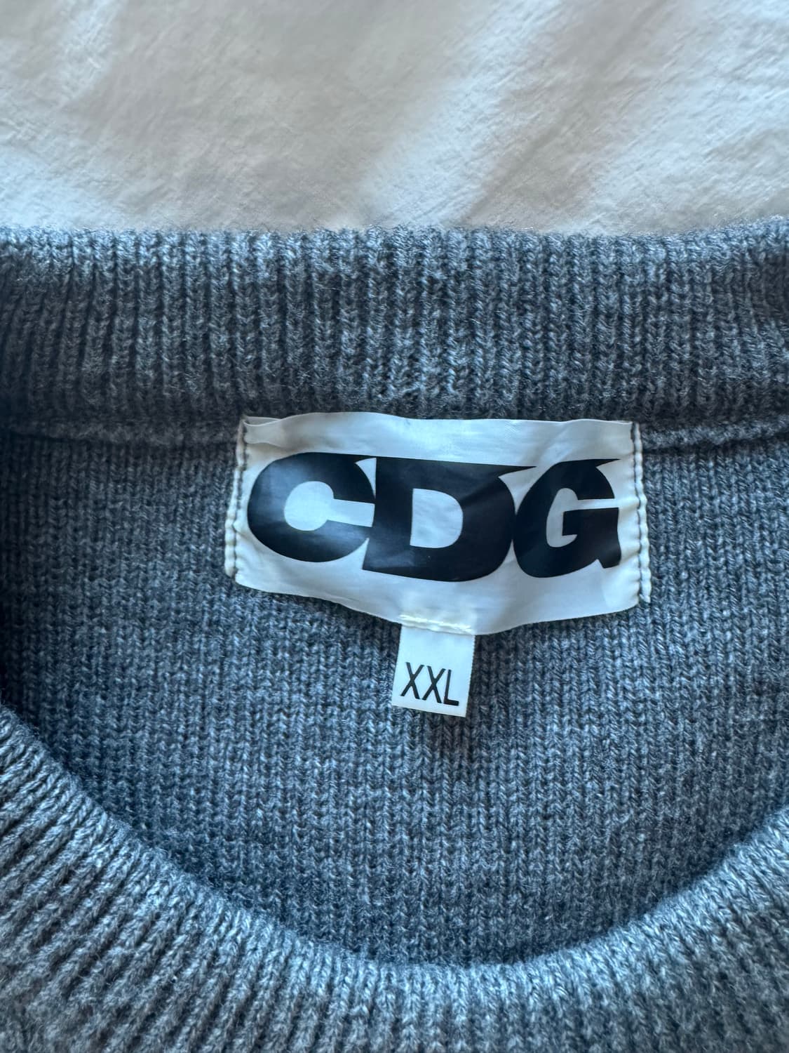 [XXL]CDG 라운드넥 풀오버 니트 상품이미지3