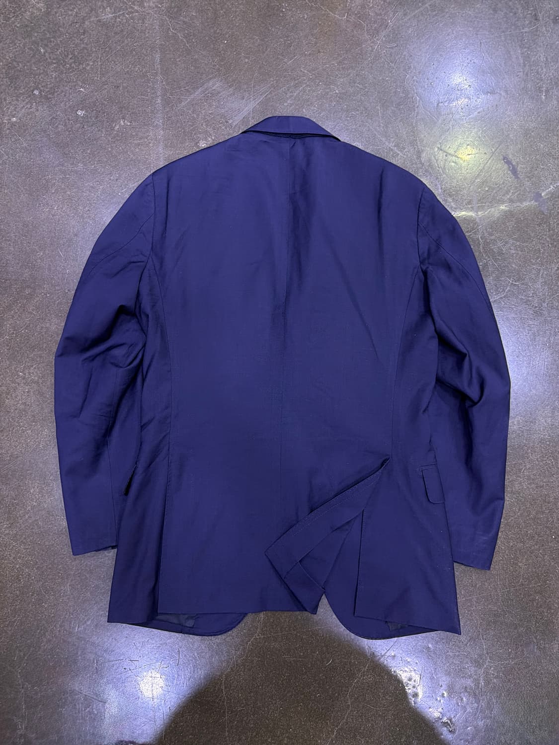 맨온더분 슬림 블레이저 싱글 자켓 네이비 46 상품이미지2