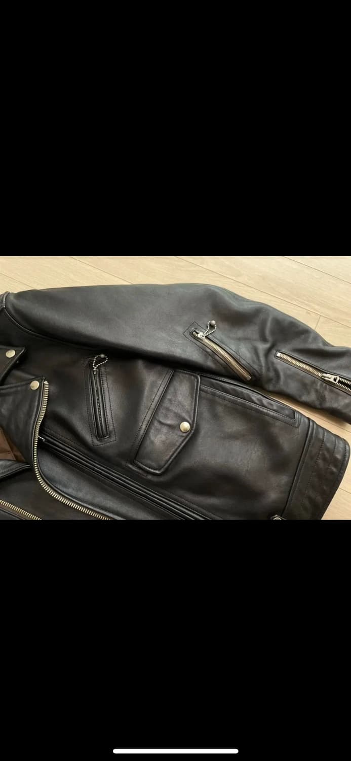 네이버후드 레더자켓 M 상품이미지4