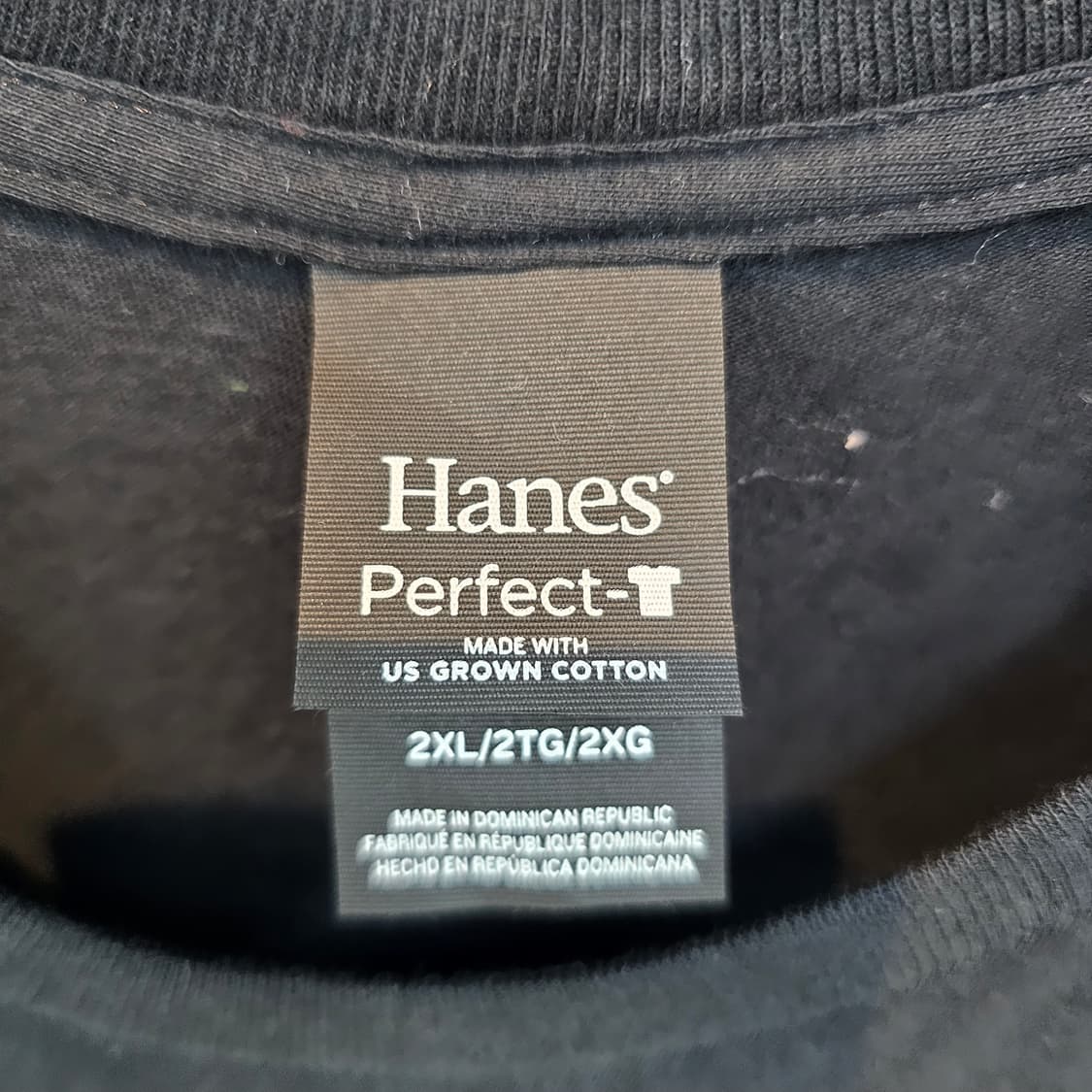 Hanes 블랙 그래픽 티셔츠 상품이미지4