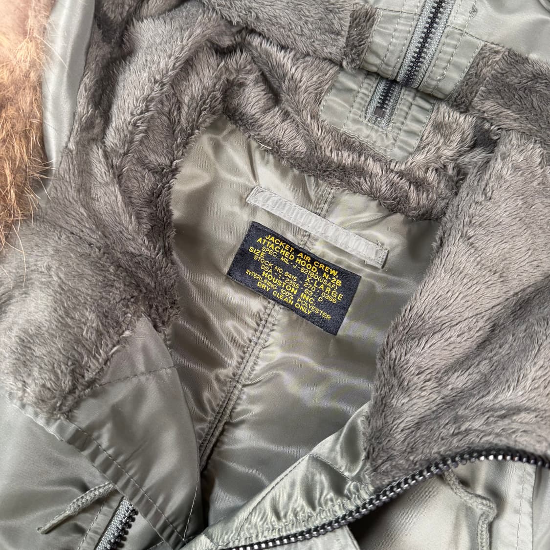 휴스턴 N-2B 항공 점퍼 자켓 N2b 상품이미지2