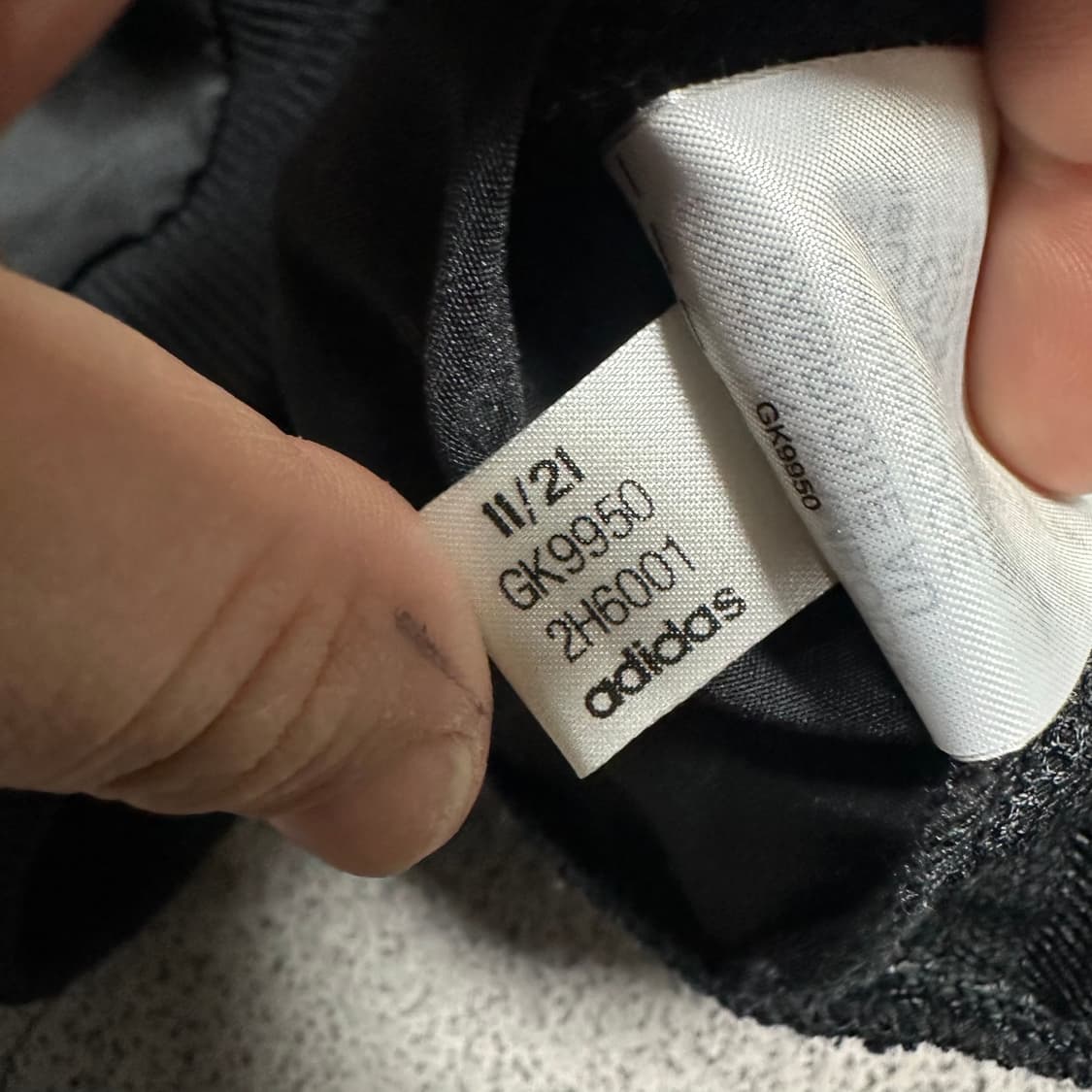 ✨ (바배) 아디다스 우븐 바람막이 블랙 져지  상품이미지5