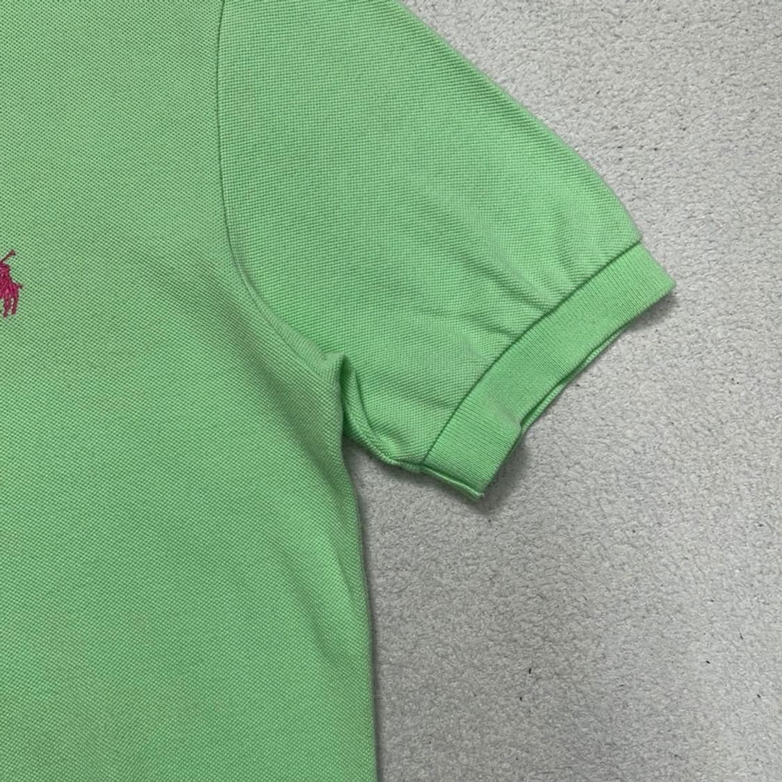 POLO RALPH LAUREN 반팔 카라티 라임 S 상품이미지3