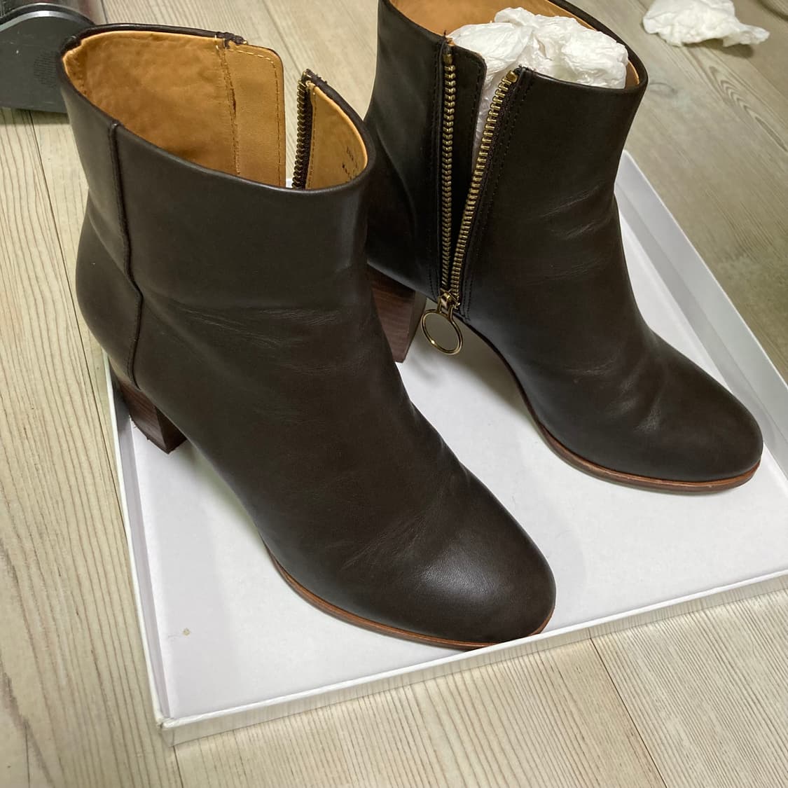 앤아더스토리즈 갈색 부츠 상품이미지3