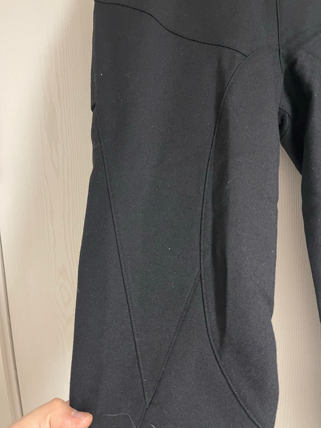 꼼데가르송 준야 와타나베 여성 지퍼 디테일 울 팬츠 S 상품이미지4