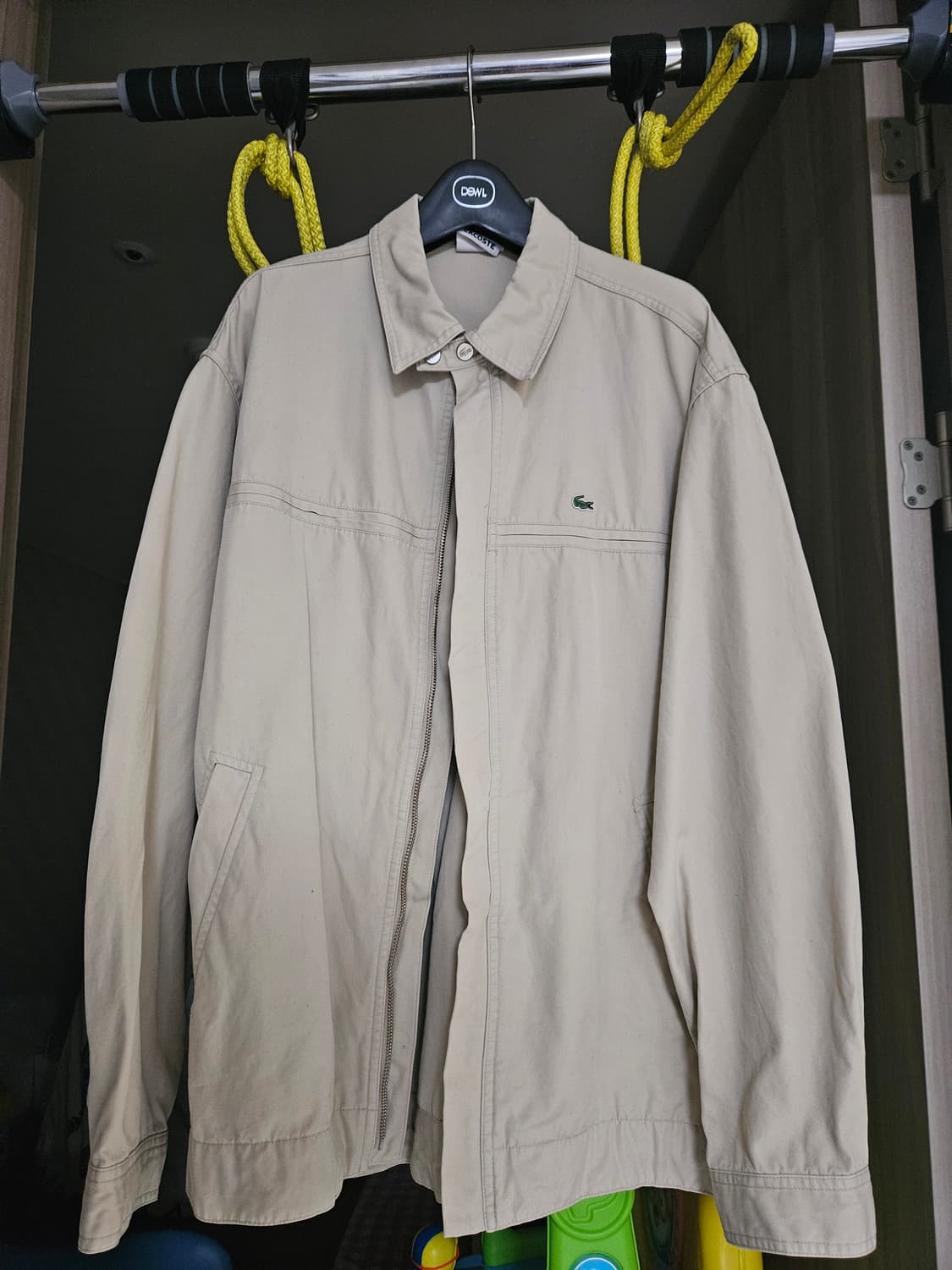 라코스테 베이지 면 자켓/블루종 105 상품이미지3