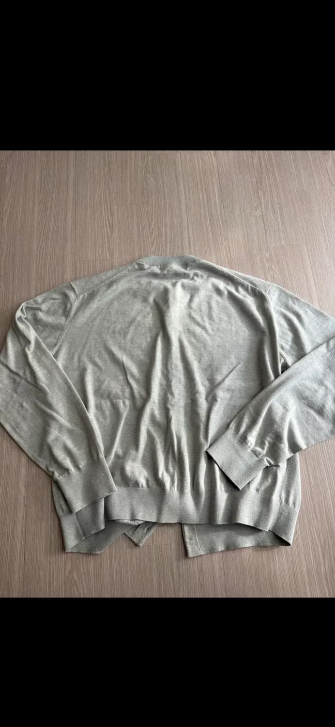 브라운야드 라이트그레이 라운드넥 가디건 5사이즈 상품이미지7