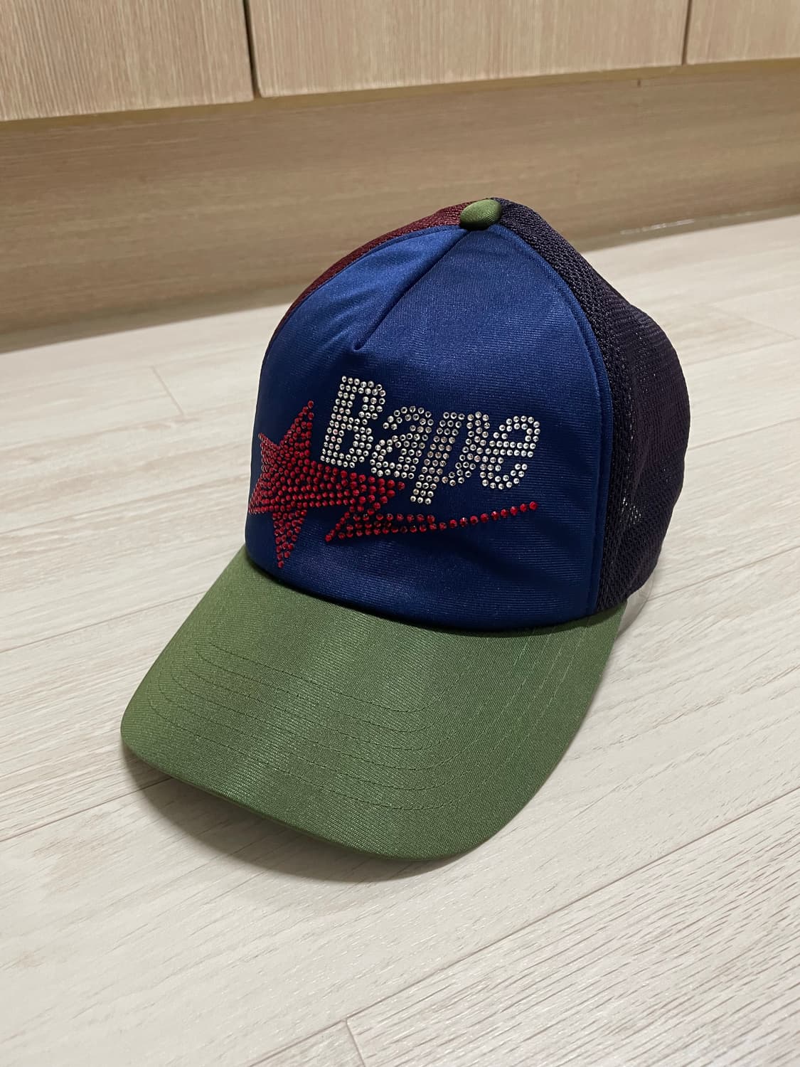 올드 베이프 스와로브스키 메쉬캡 상품이미지1