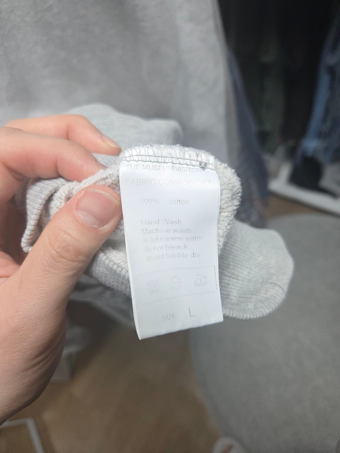 더뮤지엄비지터 20-21 후드티 L사이즈 상품이미지5