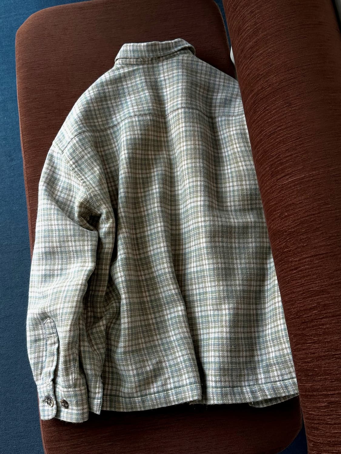 Inner padded woven check work shirket 상품이미지10