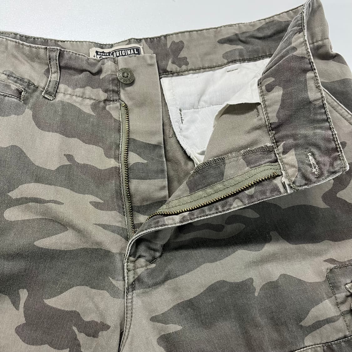 [36] ROUTE66 빈티지 카모 카고 반바지 상품이미지4