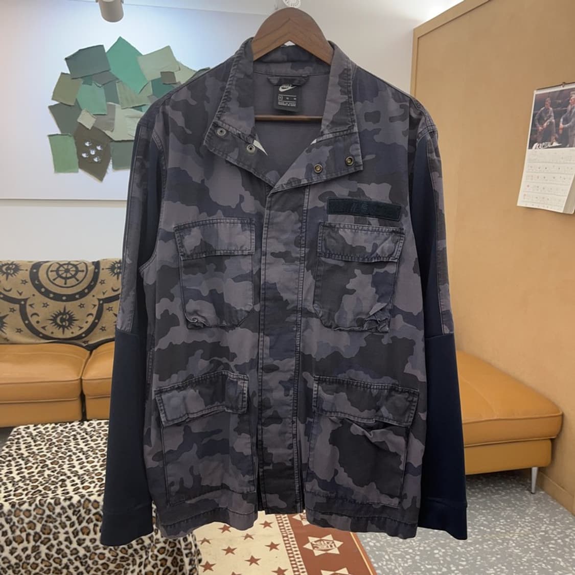 나이키 고프코어 스트릿 밀리터리 카모 워크 자켓 XL C08867 상품이미지3