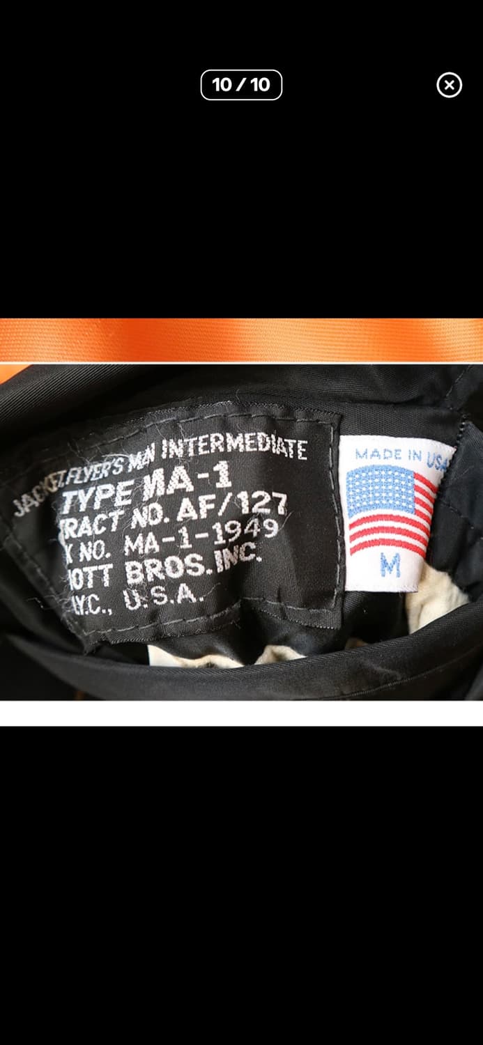 미국 schott ma1 상품이미지4