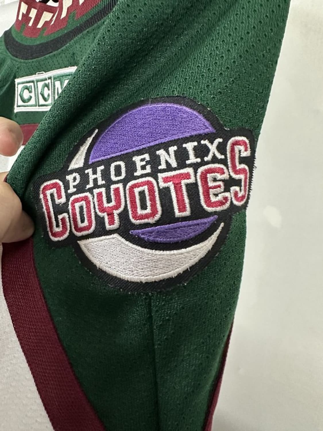 [XL] CCM 90s빈티지 카치나 피닉스코요테스 NHL 하키저지 상품이미지4