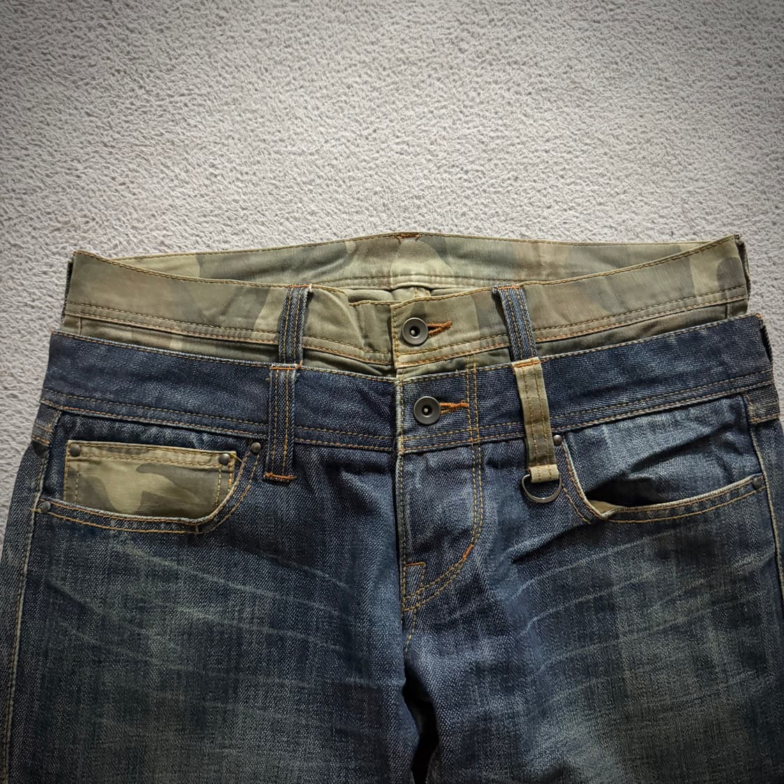 Hideaways camo layered pants 상품이미지2