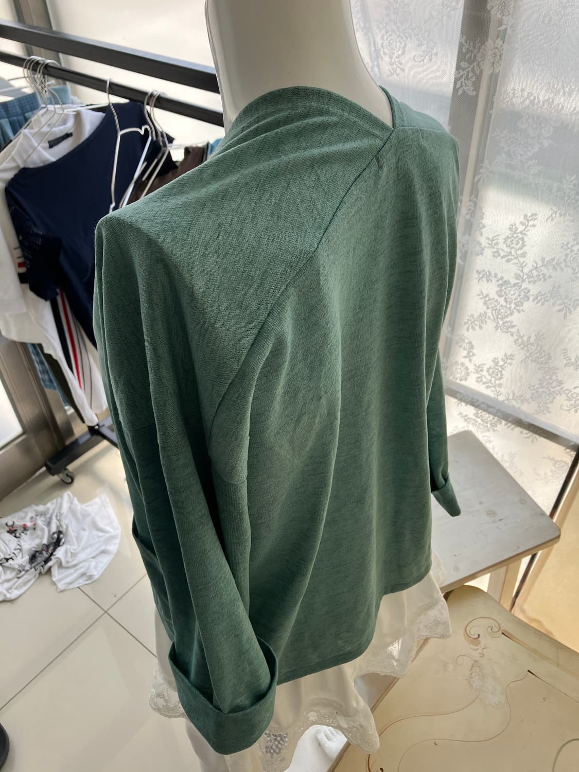 jpn vintage mint pocket cardigan 상품이미지3