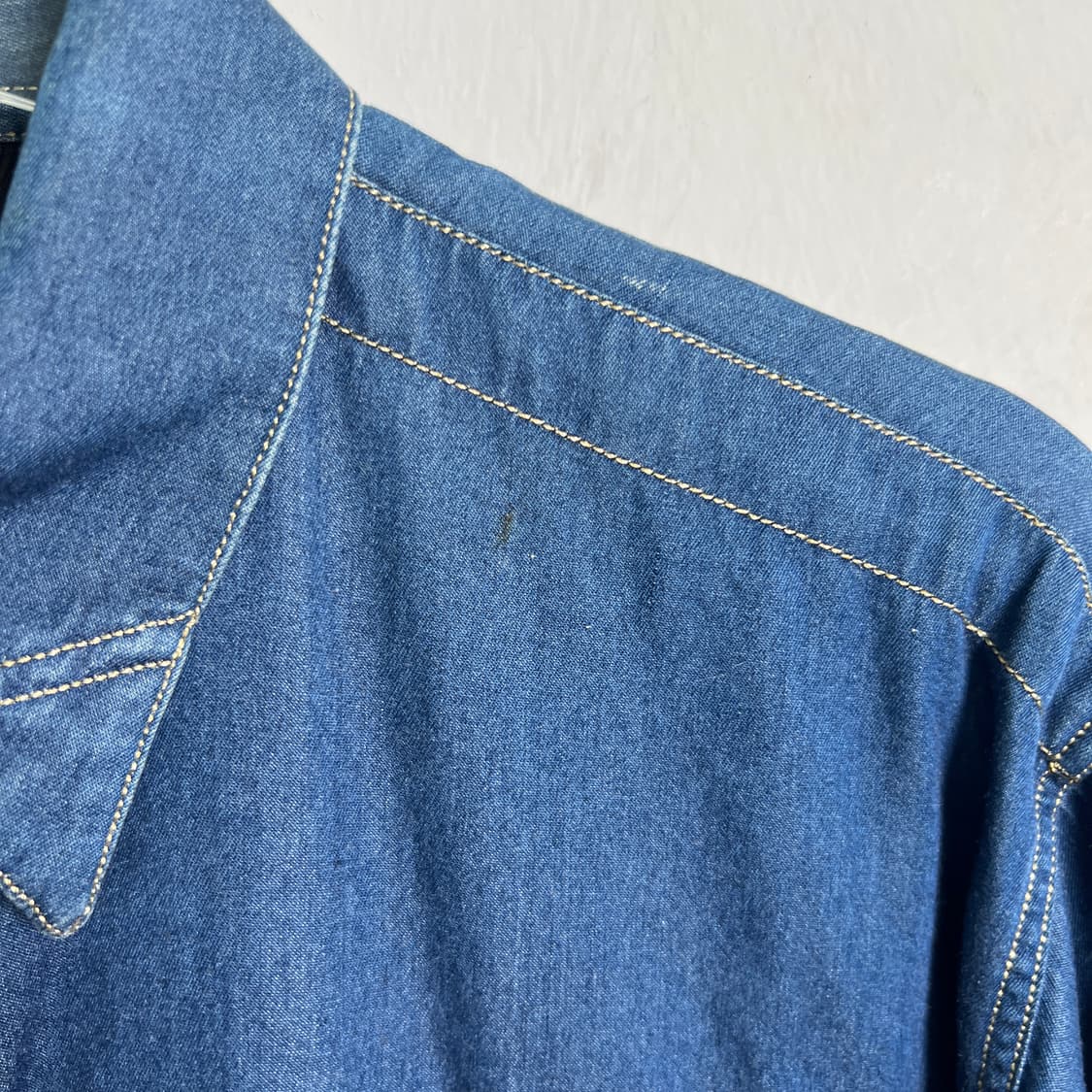 versace 베르사체 빈티지 데님 셔츠 S 상품이미지9