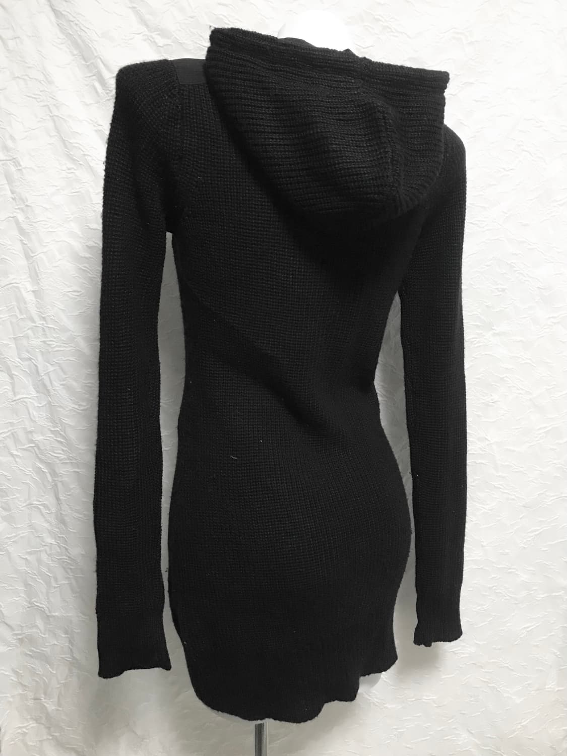 택포•빈티지 black peace now 펑크 고딕 투웨이 롱 후드 집업 상품이미지3