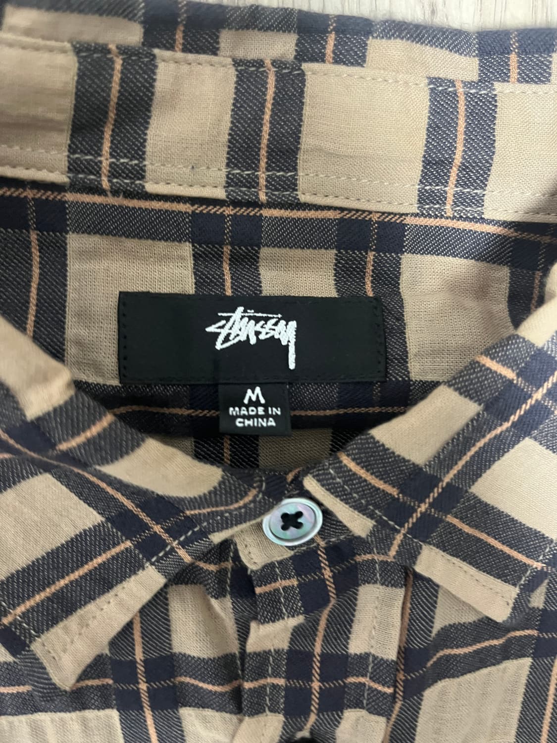 스투시 체크 셔츠 상품이미지3