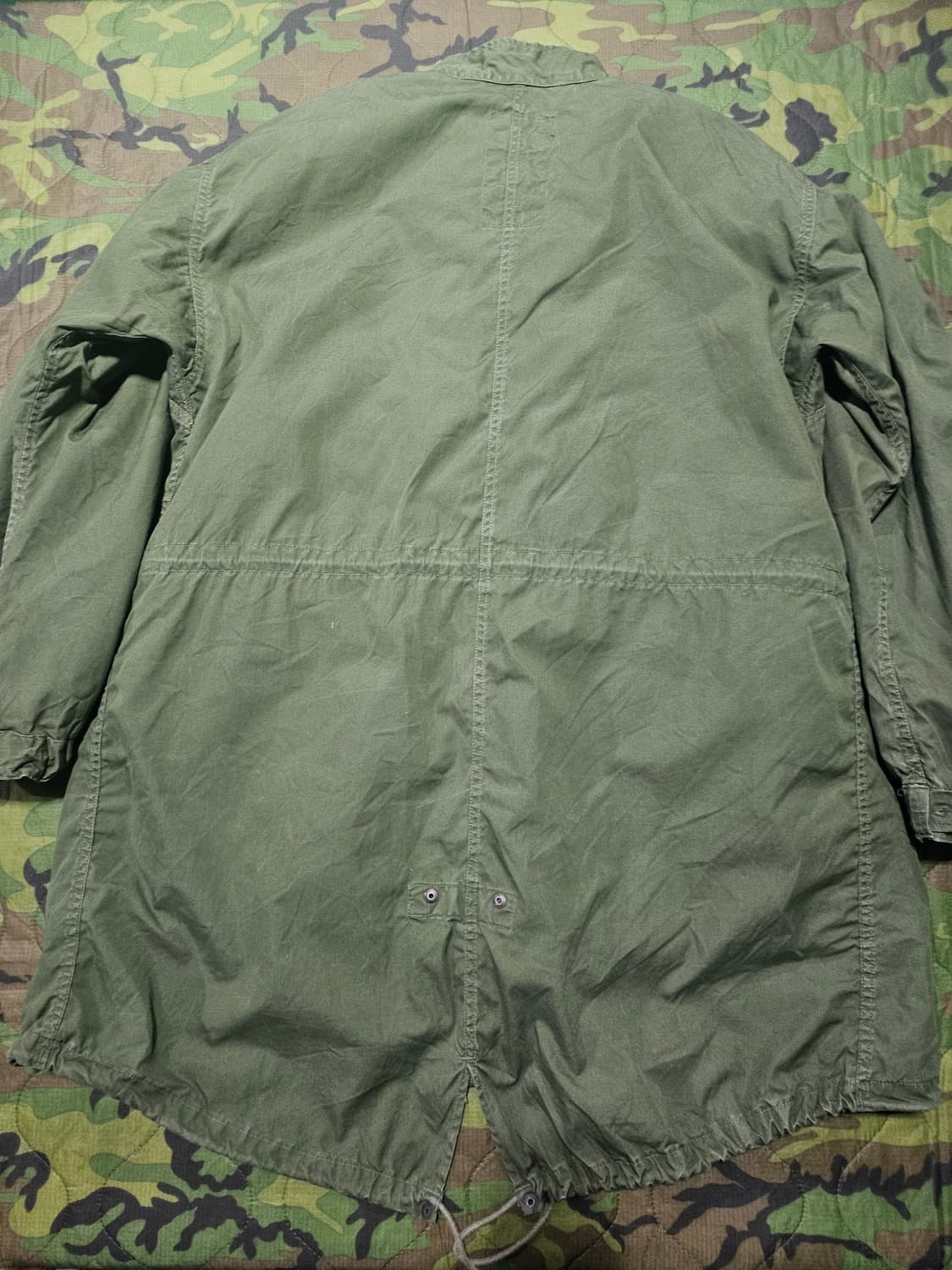 80s 미군오리지날 피쉬테일 개파카 미듐 상품이미지7