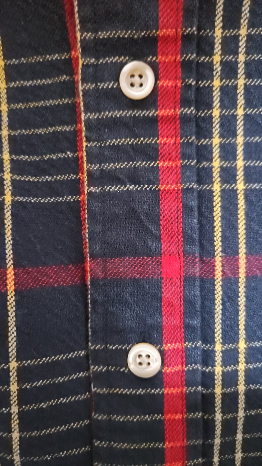 리바이스 LVC 1950's 숏혼 셔츠 멀티 체크 S 상품이미지8