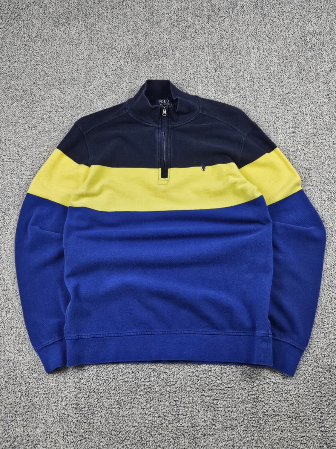 폴로랄프로렌 스트라이프 하프 집업 니트 ( XL ) / 9999 상품이미지1