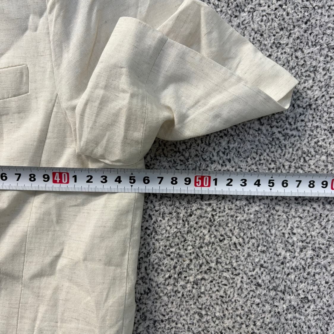 S 로엠 여성 크롭 린넨 셔츠 자켓 0401J 상품이미지5