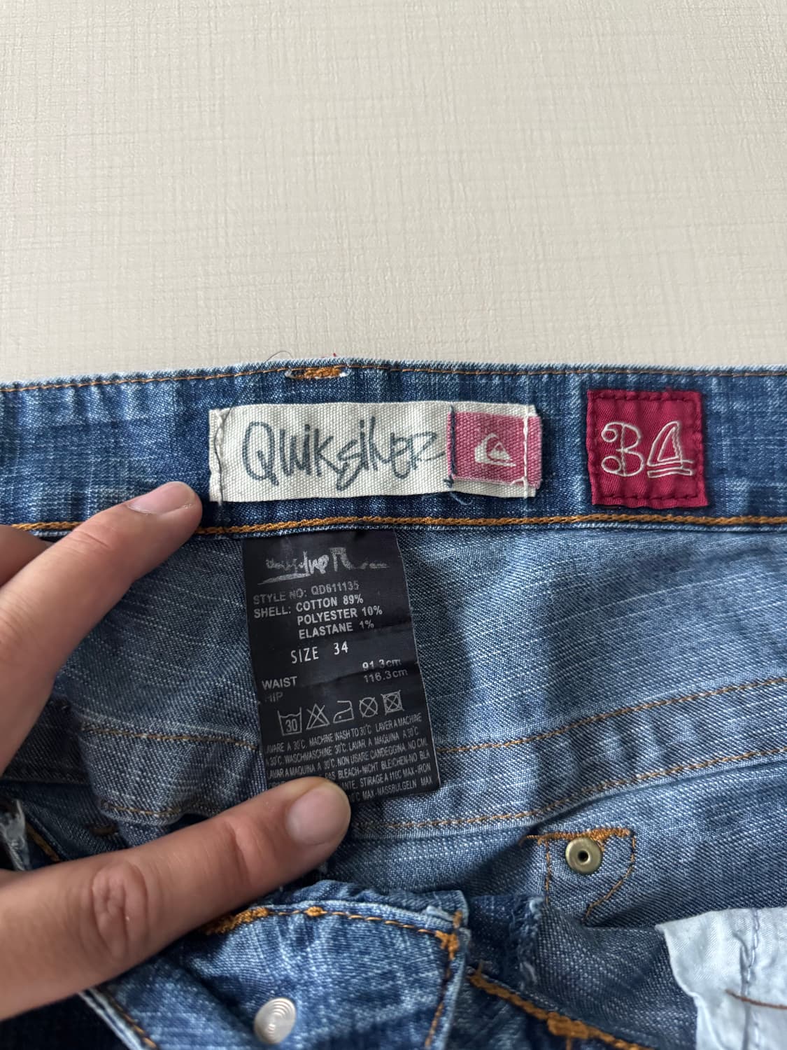 00s Quiksilver 데님 상품이미지5